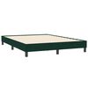 vidaXL Sommier &agrave; lattes de lit sans matelas vert fonc&eacute; 140x210 cm