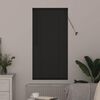 vidaXL Store de Fen&ecirc;tre avec des rideaux Gris fonc&eacute; Aluminium