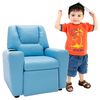 vidaXL Fauteuil inclinable enfants Similicuir Bleu