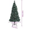 vidaXL Sapin de No&euml;l artificiel pr&eacute;-&eacute;clair&eacute; avec ensemble de boules
