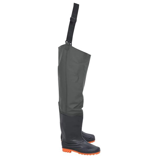 vidaXL Cuissardes vert fonc&eacute; taille 43