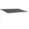 vidaXL Auvent r&eacute;tractable anthracite 3,5x2,5 m tissu et aluminium