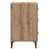 vidaXL Cabinet de chevet Ch&ecirc;ne artisanal 40 x 40,5 x 66 cm