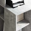 vidaXL Bureau Gris b&eacute;ton 90 x 48 x 101,5 cm Bois d'ing&eacute;nierie