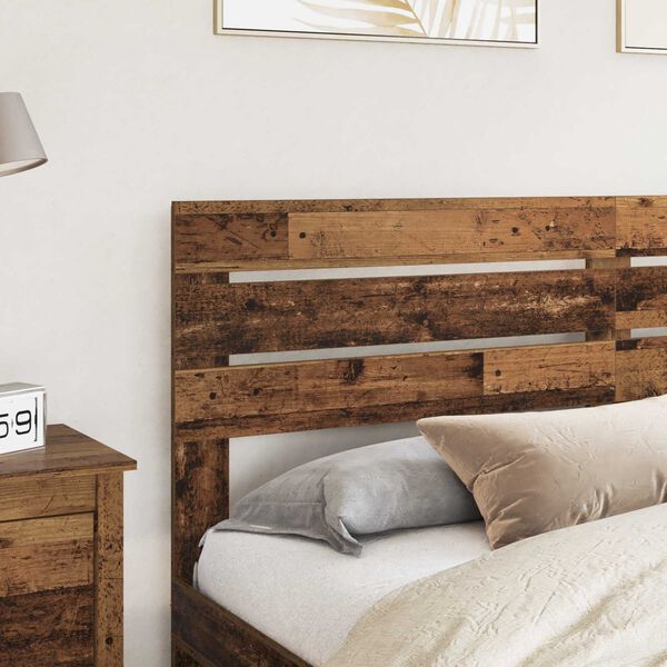 vidaXL T&ecirc;te de lit Bois Ancien 200 cm Bois d'ing&eacute;nierie