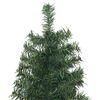 vidaXL Sapin de Noël artificiel Vert 300 cm PVC et acier et plastique