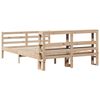 vidaXL Cadre de lit sans matelas 120x200 cm bois de pin massif