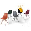 vidaXL Chaises &agrave; manger lot de 2 noir similicuir