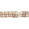 vidaXL Ensemble de canap&eacute;s d'ext&eacute;rieur 7 pcs Naturel