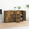 vidaXL Buffets 2 pcs Ch&ecirc;ne fum&eacute; 60x30x70 cm Bois d'ing&eacute;nierie