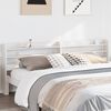 vidaXL T&ecirc;te de lit avec &eacute;tag&egrave;res blanc 180 cm bois massif de pin