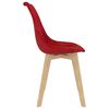 vidaXL Ensemble de salle &agrave; manger 5 pcs Rouge