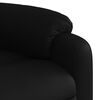 vidaXL Fauteuil inclinable de massage &eacute;lectrique noir similicuir