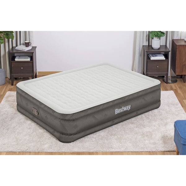 Bestway Lit gonflable Fortech avec pompe intégrée 203x152x46 cm