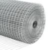 vidaXL Cl&ocirc;ture en fil soud&eacute; Argent 0.4 x 10 m