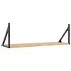 vidaXL &Eacute;tag&egrave;res murales 2 pi&egrave;ces Ch&ecirc;ne Sonoma 80x25x25,5 cm Bois d'ing&eacute;nierie