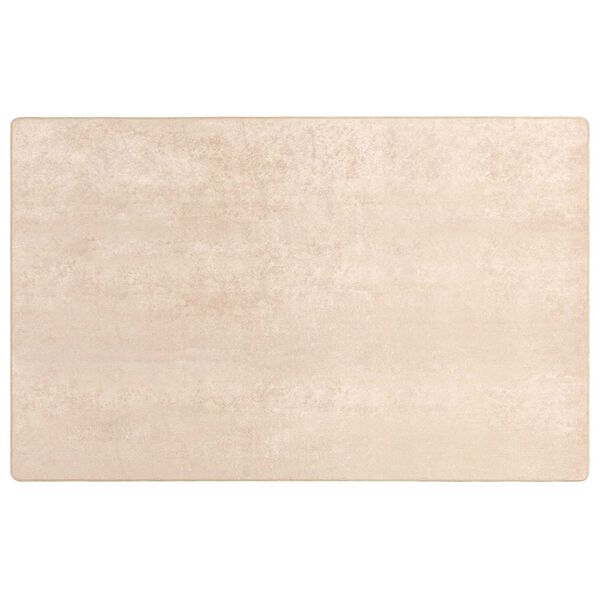 vidaXL Coureur de Tapis MARSA Cr&egrave;me 190 x 300 cm Polyester et PVC