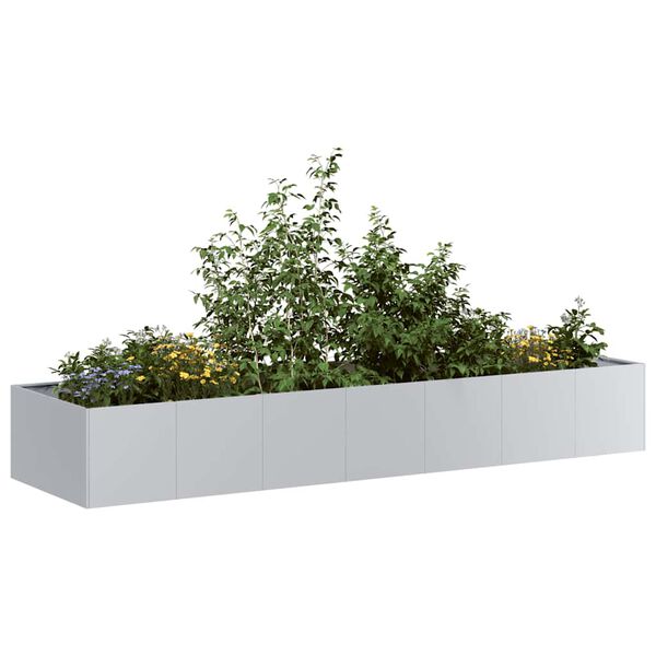 vidaXL Jardini&egrave;re 280x80x40 cm acier galvanis&eacute;