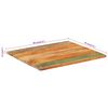 vidaXL Dessus de table rectangulaire 70x80 cm 25-27 mm Bois r&eacute;cup&eacute;r&eacute;