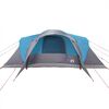 vidaXL Tente familiale &agrave; d&ocirc;me 6 personnes bleu imperm&eacute;able