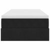 vidaXL Lit avec rangement et matelas Noir 100 x 200 cm Velours