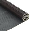 vidaXL Tapis rectangulaire marron fonc&eacute; 100x400 cm bambou