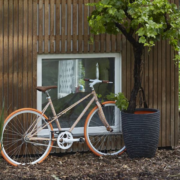 Capi Pot &agrave; fleurs Nature Row &eacute;l&eacute;gant bas 46x58 cm anthracite KRWZ783