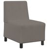 vidaXL Unit&eacute; de Sofa Modulaire Sans Accoudoirs Gris clair
