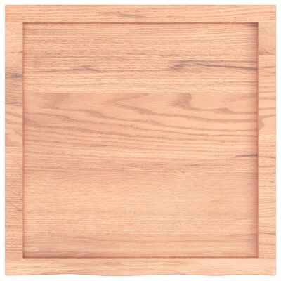 vidaXL Comptoir de salle de bain marron 60x60x(2-4) cm bois traité