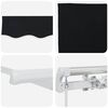 vidaXL Auvent Noir 300 x 250 x 165 cm Polyester