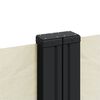 vidaXL Auvent lat&eacute;ral r&eacute;tractable cr&egrave;me 140x1200 cm