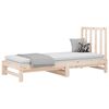 vidaXL Lit coulissant sans matelas 2x(90x200) cm