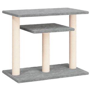 vidaXL Arbres &agrave; chat avec plates-formes gris clair 62,5 cm