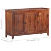 vidaXL Buffet Marron miel 105x35x65 cm Bois d'acacia massif