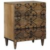 vidaXL Armoire de lit Marron 50 x 33 x 60 cm Bois de mangue massif