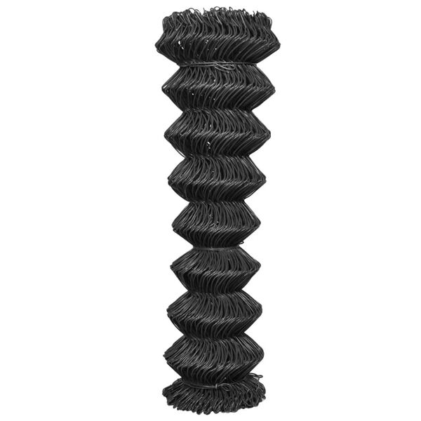 vidaXL Cl&ocirc;ture &agrave; mailles Acier 15 x 1,5 m Gris