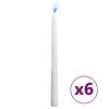 vidaXL Bougies &eacute;lectriques sans flamme &agrave; LED color&eacute;es 6 pcs