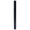 vidaXL Film de fen&ecirc;tre statique d&eacute;poli noir 60x2000 cm PVC