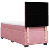 vidaXL Sommier &agrave; lattes de lit et matelas Rose 80x200 cm Velours