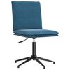 vidaXL Chaises &agrave; manger lot de 6 bleu velours
