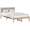vidaXL Cadre de lit Gris clair 120 x 200 cm Pin massif