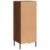vidaXL Buffet Ch&ecirc;ne marron 34,5x34x90 cm Bois d'ing&eacute;nierie