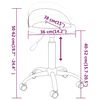 vidaXL Tabouret de massage Noir Similicuir