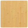 vidaXL Dessus de table 50x50x2,5 cm bambou