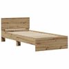 vidaXL Cadre de lit Ch&ecirc;ne artisanal 90 x 200 cm Bois d'ing&eacute;nierie