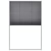 vidaXL Moustiquaire pliss&eacute;e pour fen&ecirc;tre Aluminium 80 x 120 cm