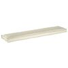 vidaXL Set de coussins de palette 2 pcs Cr&egrave;me 180 x 40 x 8 cm