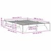 vidaXL Cadre de lit Naturel 140 x 200 cm Pin massif
