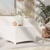 vidaXL Bo&icirc;te de rangement de jardin 60x54x41 cm Rotin PP Blanc