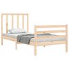 vidaXL Cadre de lit sans matelas bois de pin massif